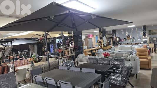 شمسية الومينيوم 3m×4m  Umbrella aluminium 3m×4m