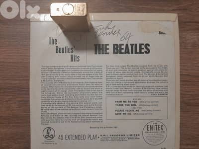 Rare 1964 john lennon hand signed and dedicated Authentic  45 rpm