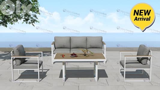 outdoor lounge set / couch with table