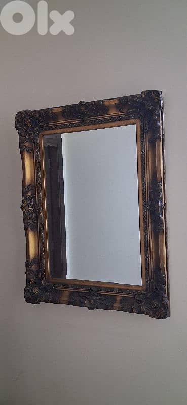 كادر مرايه خشب سنديان السعر ١٠٠