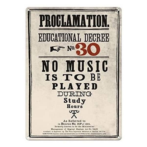 Harry Potter Tin Signs 1