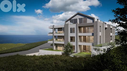 Apartment for sale in Kfaraabida/ roof/ Under construction/ Seaview/ T