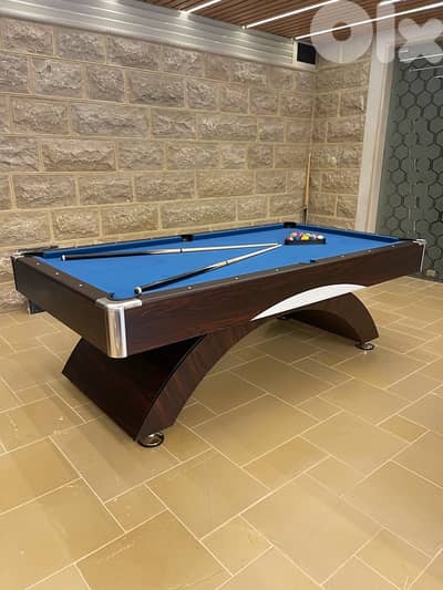 Rainbow Billiard Pool Table 8ft