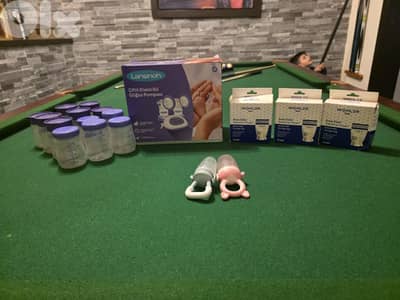 electric 2 in 1 breast pumping machine with extra spare parts and acc