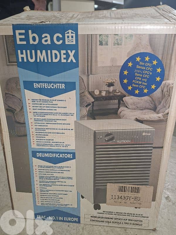 EBAC DeHUMIDIFIER NEW 9