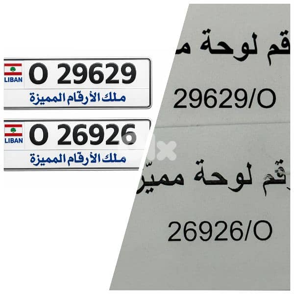 special plate numbers 8