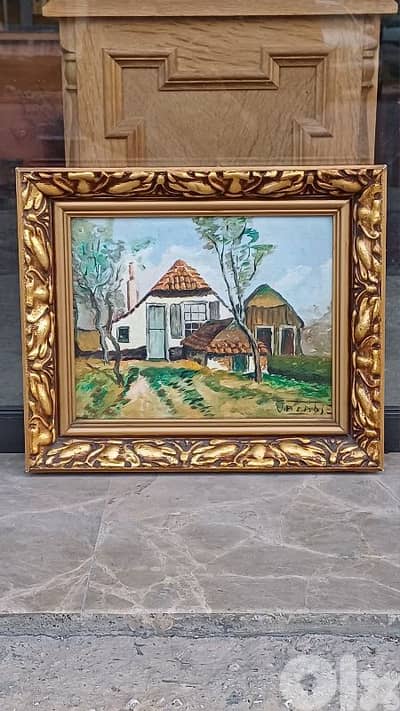 لوحة رسم زيتي اوروبية