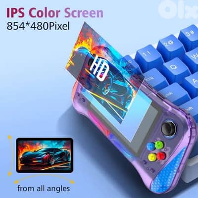 X8m Portable Handheld Game Console 4.5inch 4000mAh Double Joystick