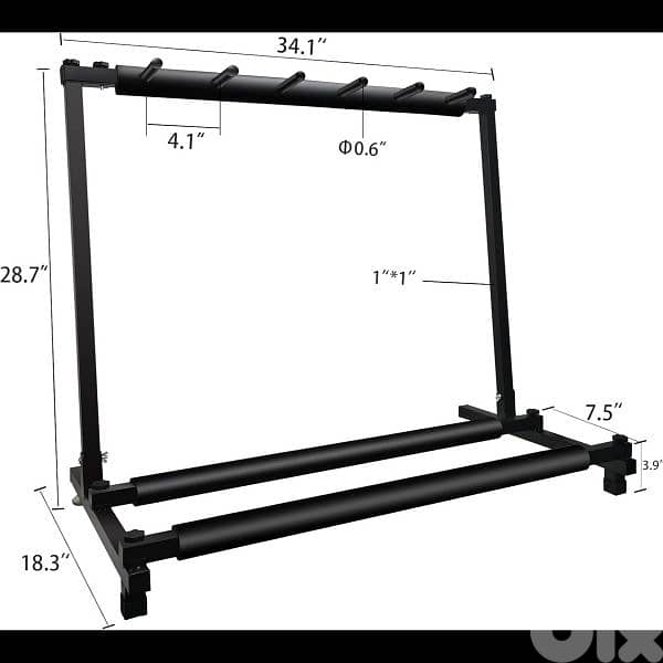 Multi Guitar Rack - 5 Slots 1