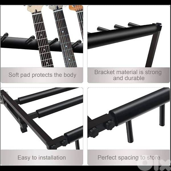 Multi Guitar Rack - 5 Slots 2