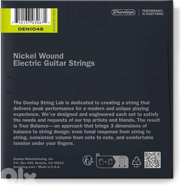 Dunlop Electric Guitar Strings 10-46 1