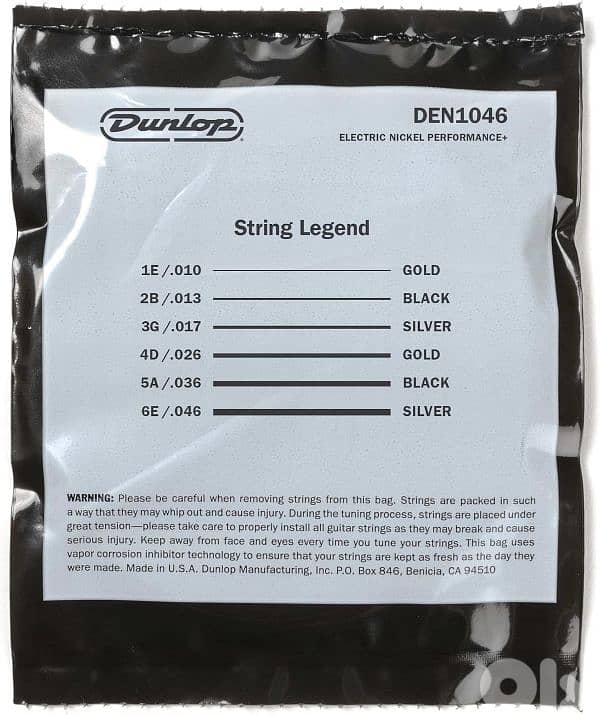 Dunlop Electric Guitar Strings 10-46 2