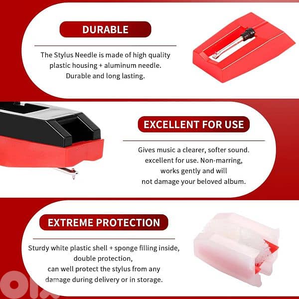 Turntable replacement Cartridge+ Needle 2