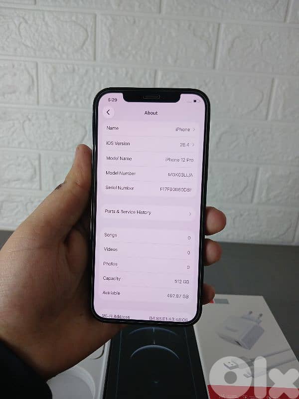 iphone 12 Pro 512 جيكا 5
