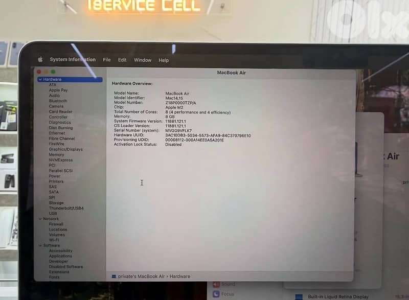 MacBook air m2 256 Gb 15-Inch Like new in excellent condition 3