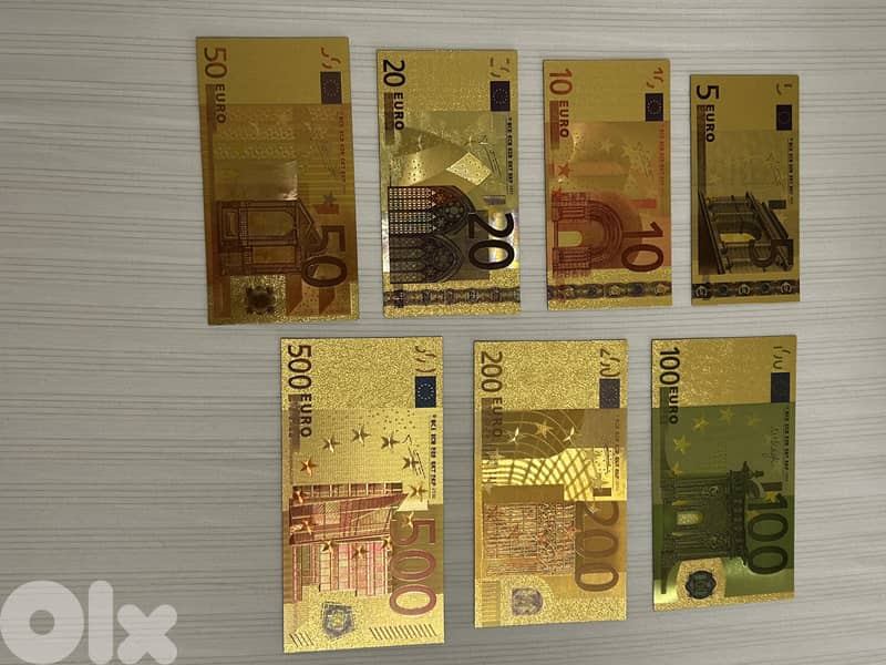 Gold Foiled currency 1