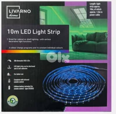 livarno home 10M led strip light