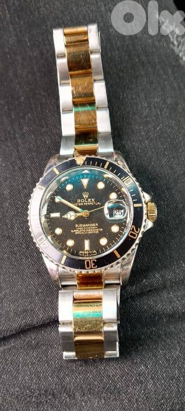 Rolex Submariner two-tone watch 2