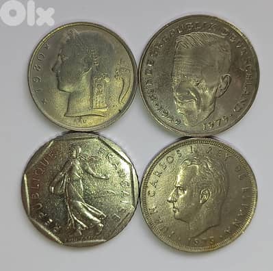 1975 Spain#1979 Germany #1980 France#1980 Belgium