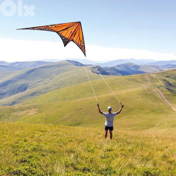 Mk2 Dual Lime Stunt Kite 7