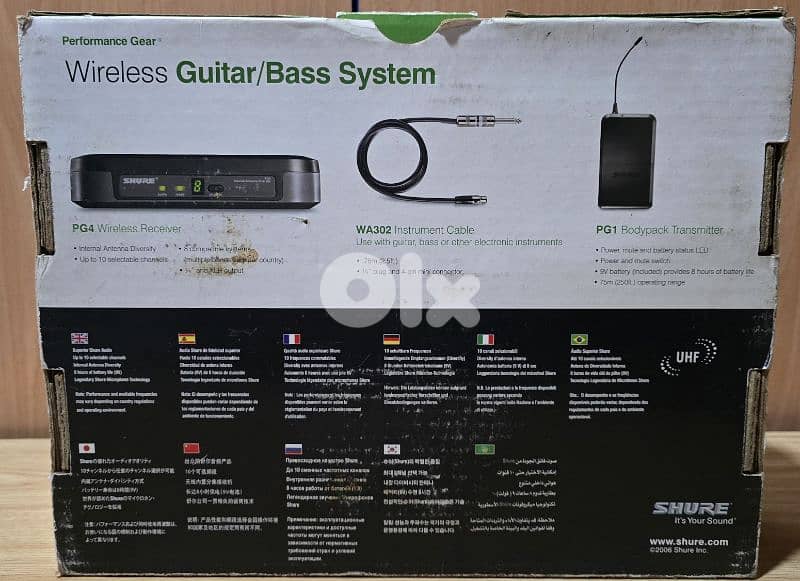 Wireless / Wireless / Microphone / Shure / PG4 6