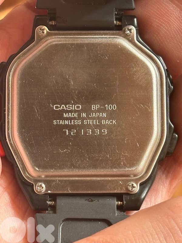 Rare Vintage 1991 Casio BP-100 -Fully Functional Blood Pressure Watch 2