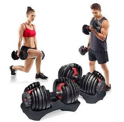 New Bowflex Adjustable Dumbbells 24kg