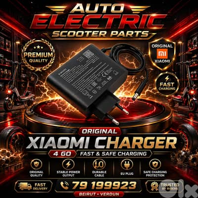 electric scooter orginal Xiaomi 4 go charger