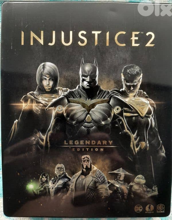 INJUSTICE 2 DAY ONE LEGENDARY STEELBOOK EDITION XBOX ONE complete VG 1