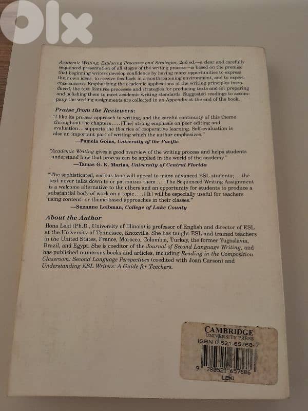 ACADEMIC WRITING Cambridge University press 1