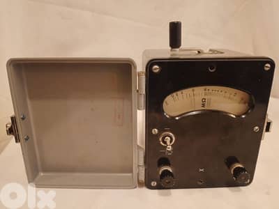 Antique ohm meter made in France