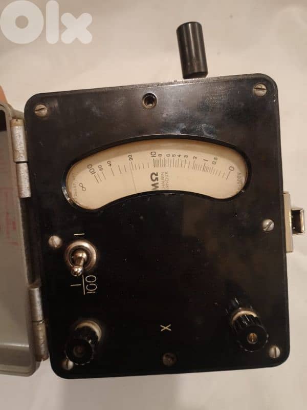 Antique ohm meter made in France 2