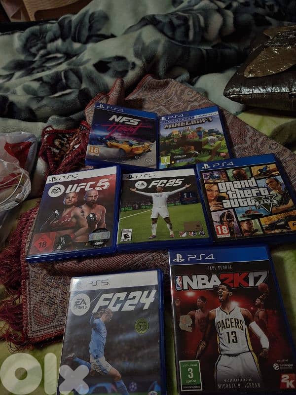 ps5 fat disc edition+7 cd they all work without problems 1