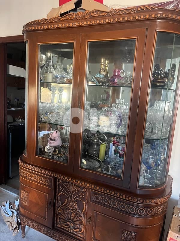 antique dining room table set 2