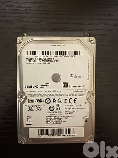 HDD 500GB