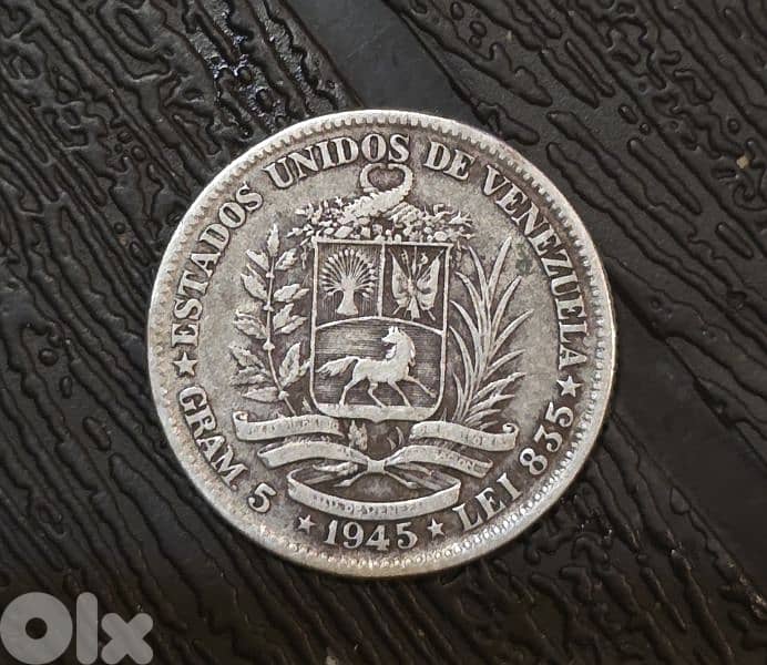 35g Silver Coin Lot – Venezuela Bolívar (1930s–1960s) – 83.5% Silver 3