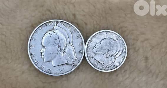 Liberia Silver Coin Lot – 25c & 10c (1960–1961) – 90% Silver