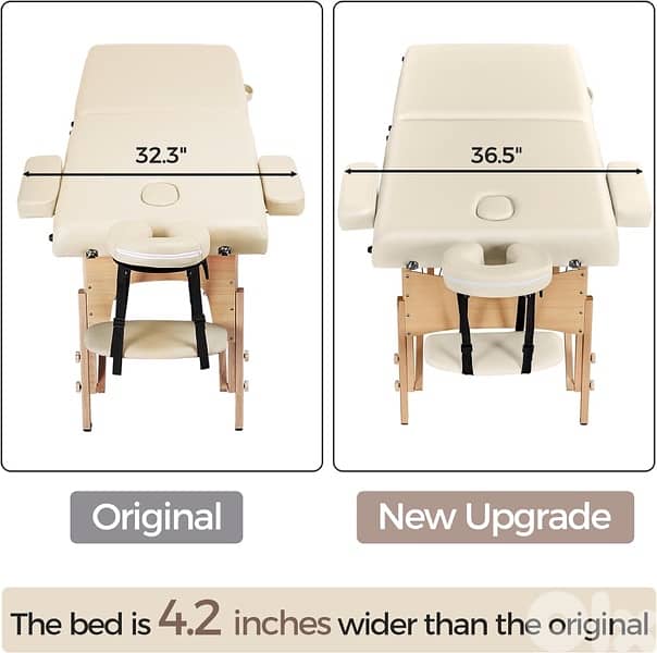 Yaheetech Massage Table Portable Lash Beds Spa 5