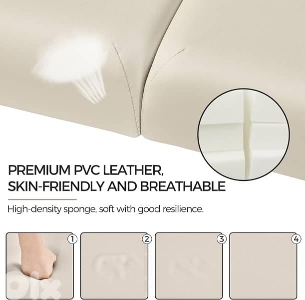 Yaheetech Massage Table Portable Lash Beds Spa 8