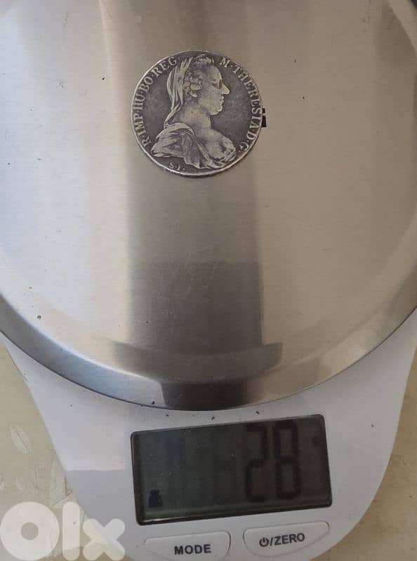 1780 Maria Theresa Thaler Silver Coin (83.3% Silver) 3