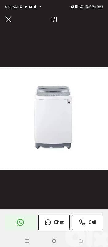 Washer LG 18kg