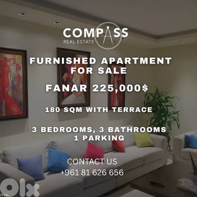FURNISHED APARTMENT FOR SALE IN FANAR