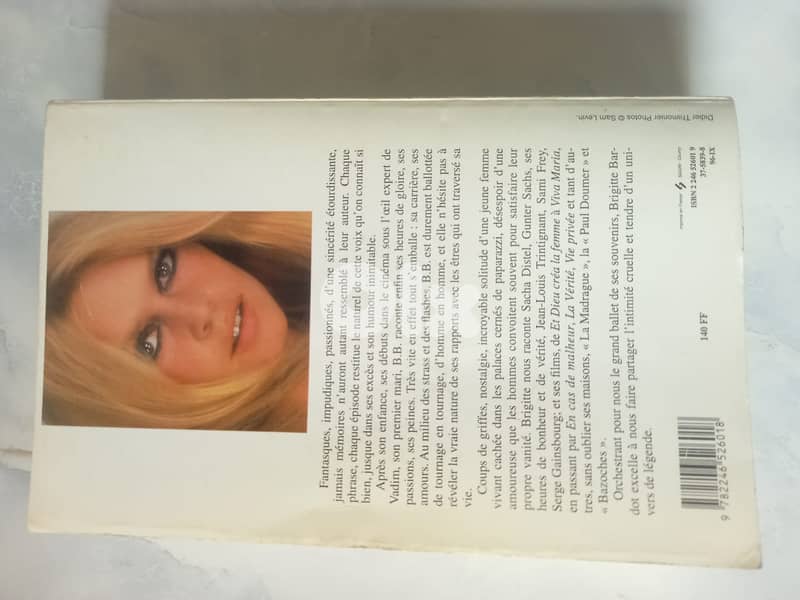 Brigitte Bardot 1996 Initiales BB mémoires Grasset 3