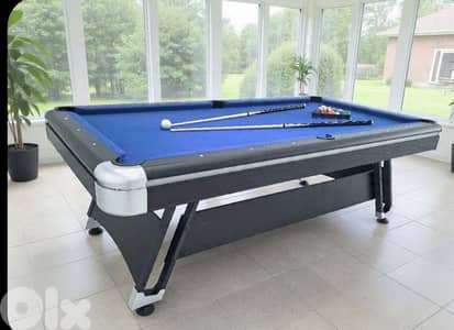 8ft pool table billiard (wooden)