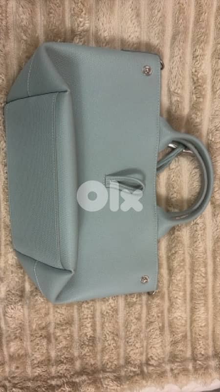 Longchamp Le Roseau S celadon green handbag 1