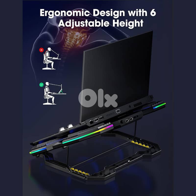 Laptop Cooler Stand PRO RGB 1
