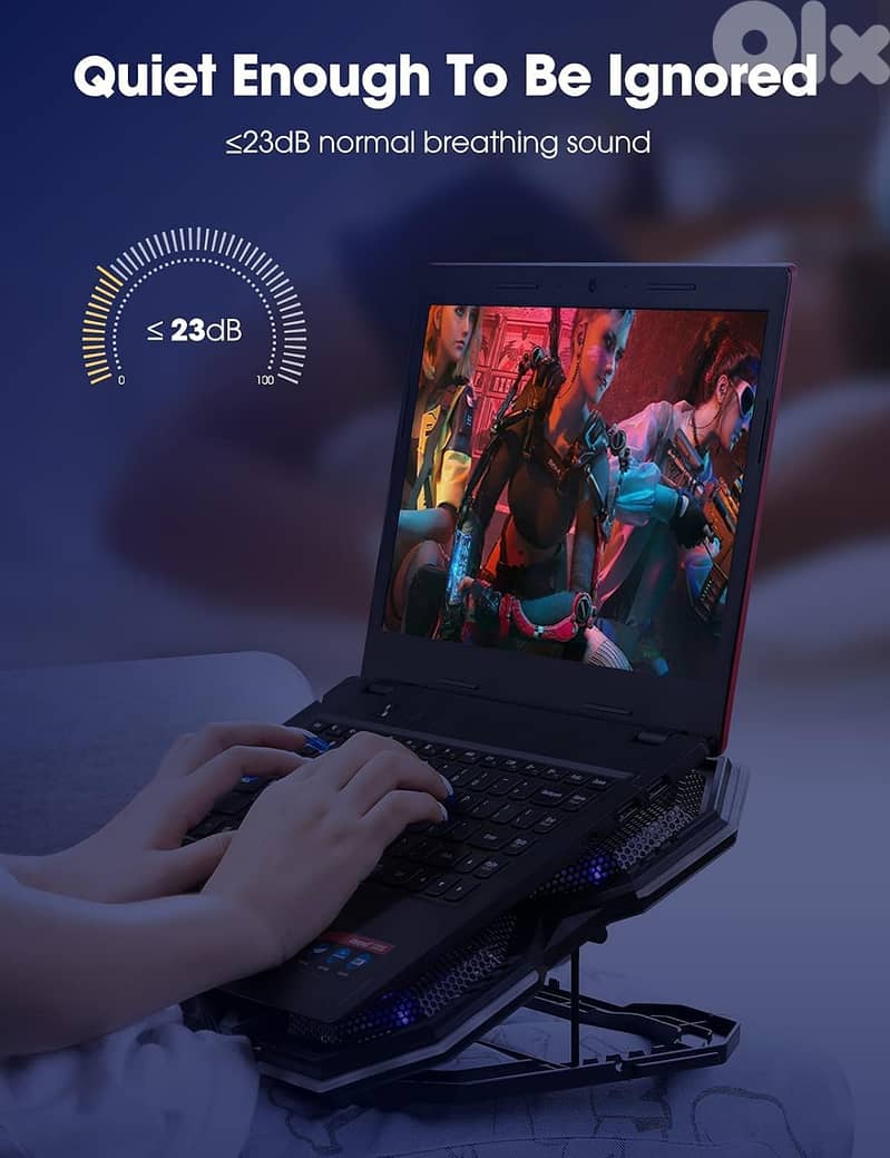 Laptop Cooler Stand PRO RGB 6
