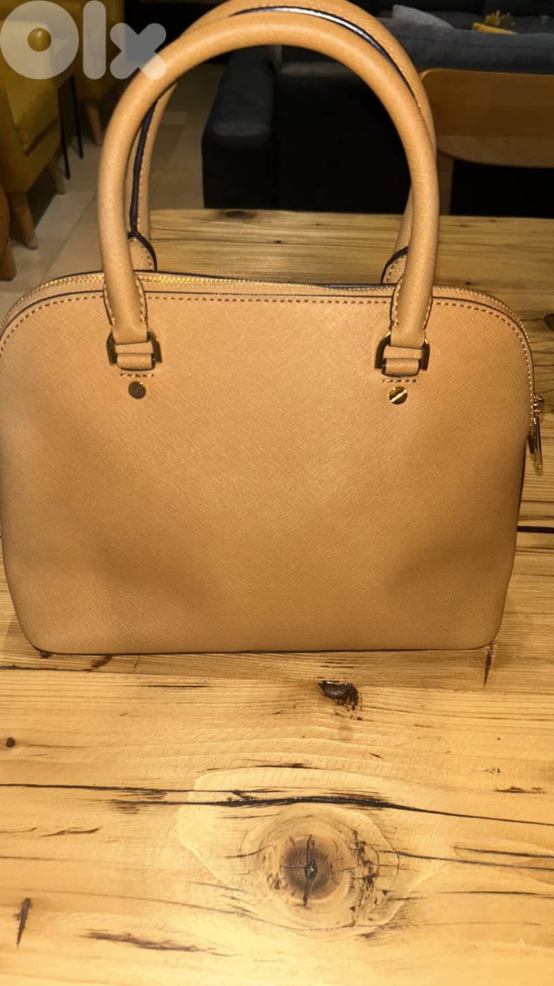 Michael Kors Cindy Medium Saffiano Dome Satchel With Dustbag 1