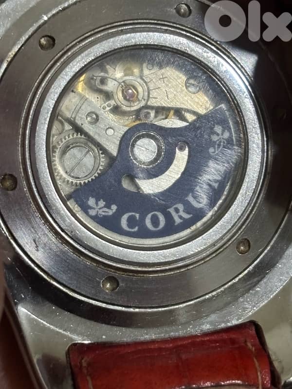 Corum Bubble Style Automatic Watch – Exhibition Back – Red Dial 2