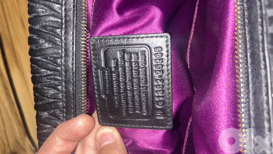 Coach Black Gathered Twist Leather Madison 4